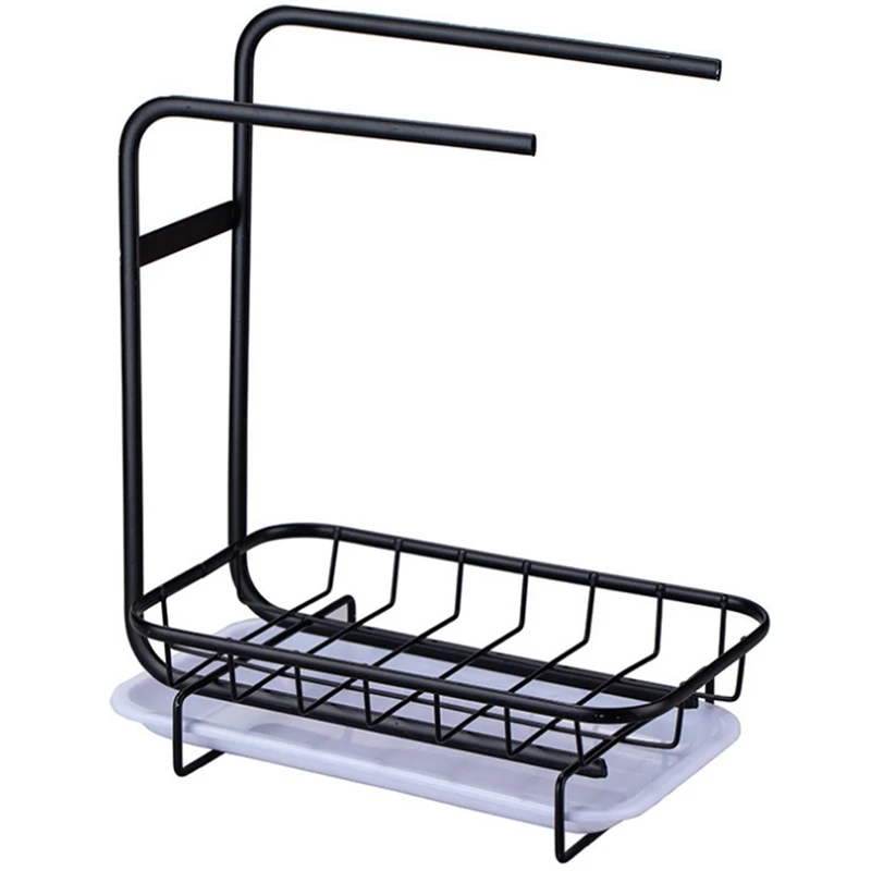 

Drain Rack Storage Sink Organizer Rack Kitchen Storage Organizer Sponge Holder Container Shelf Accessories