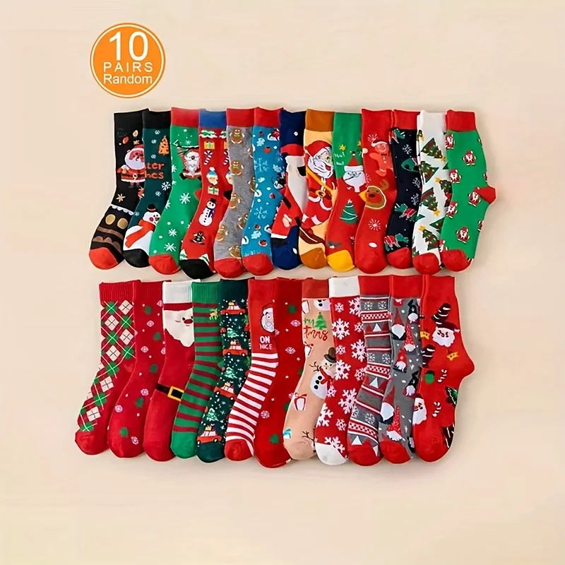 

Рождественские носки унисекс, праздничные конфеты, снежинка, дизайн, используется для обмена подарков, одинаковые для всей семьи