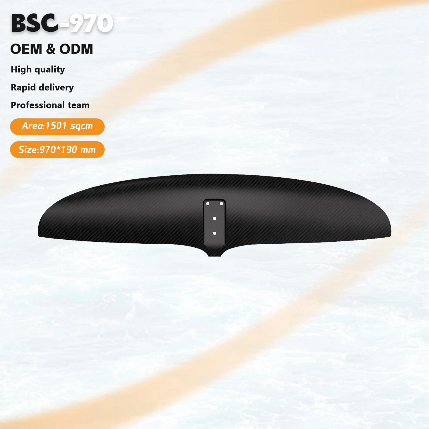 BSC 970 Hydrofoil Front Wing Wingfoil Intermediate Foilers Smooth Takeoff And Easy Handling Carbon Wing Progression And Control