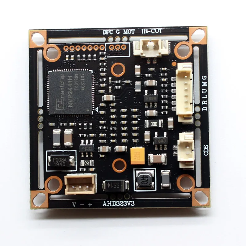 HD 1/2.9 "2mp AHD CVBs IMX323 + NVP2441 ضوء النجوم إضاءة منخفضة CCTV لوحة كاميرا وحدة PCB اللوحة الرئيسية