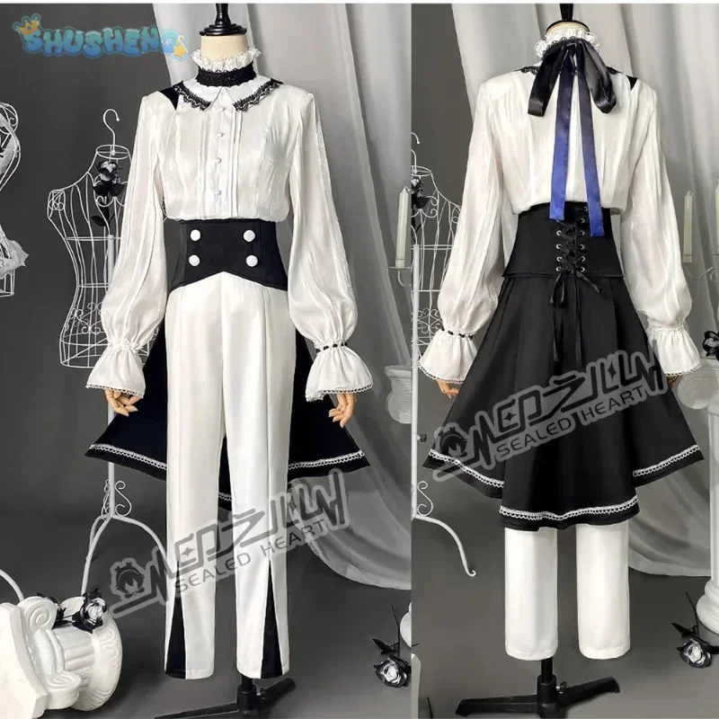 

PJSK kaitoo Cosplay Collab Series: Project Sekaii kaitoo mizuu5 Cosplay Costume Maid Dress Halloween Carnival Woman Man Costumes