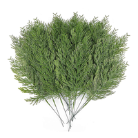 40 Pcs Artificial Sprigs Faux Branches Cypress Stems Pine Picks Plastic Greenery Christmas DIY