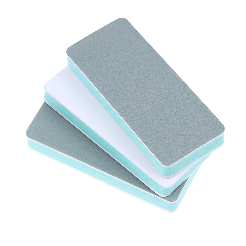 5 قطع إسفنجة صنفرة مزدوجة الجوانب 600 # & 3000 # كتل ساندر يدوية متعددة الوظائف وقابلة لإعادة الاستخدام لتلميع الأظافر بحزام الساعة #3