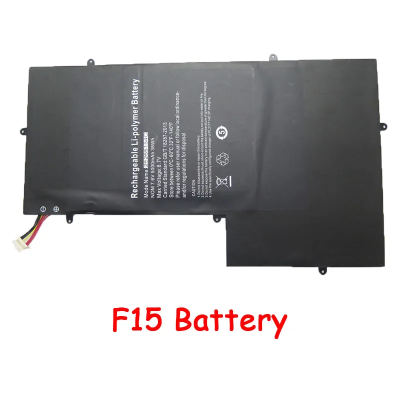 

Laptop Battery For Teclast F15 H-28172300P 7.6V 5500MAH 41.8WH 25265154C 7.6V 5000MAH 38WH New