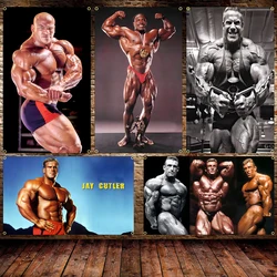 FLAGDOM 90X150CM 3x5Ft Bodybuilding GYM Flag Exercise Fitness Poster Sport Outdoor Club Printing Banner Brass Grommet