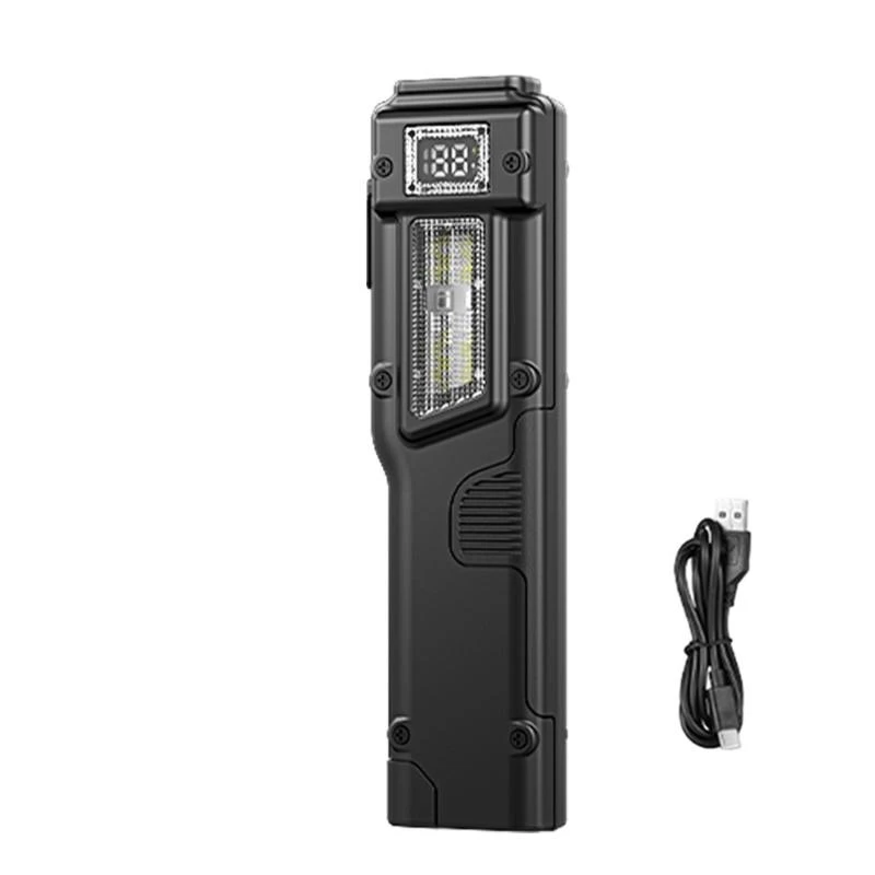 Luz trabajo con diseño clip material ABS 270C para iluminación doble núcleo alto brillo, para mecánica y