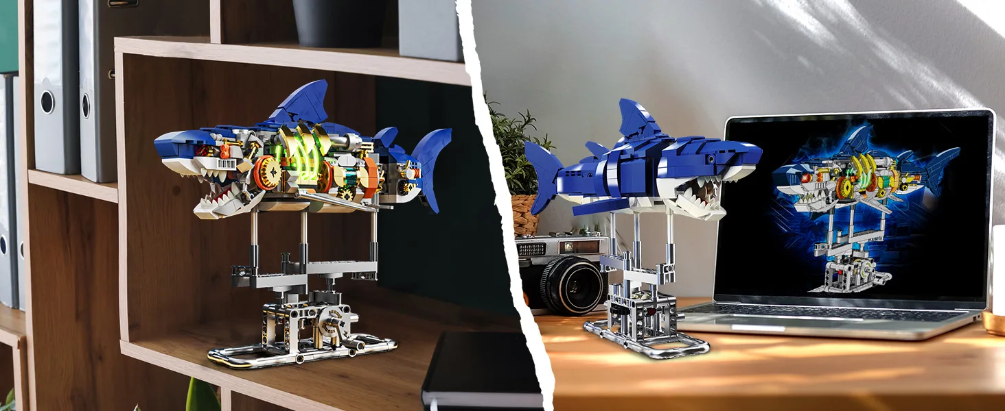 shark building block