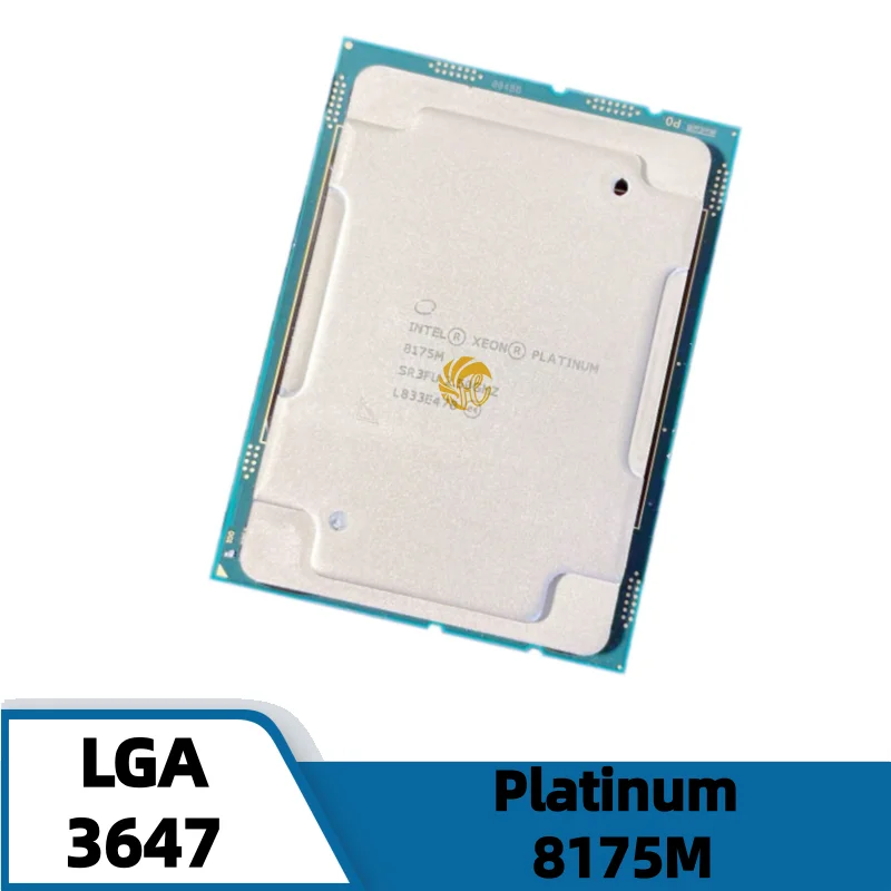 Platinum 8175M 24-Cores 48-Threads 2.5GHz 33MB 240W LGA3647 for C621 Server Motherboard Platinum8175M SR3FU