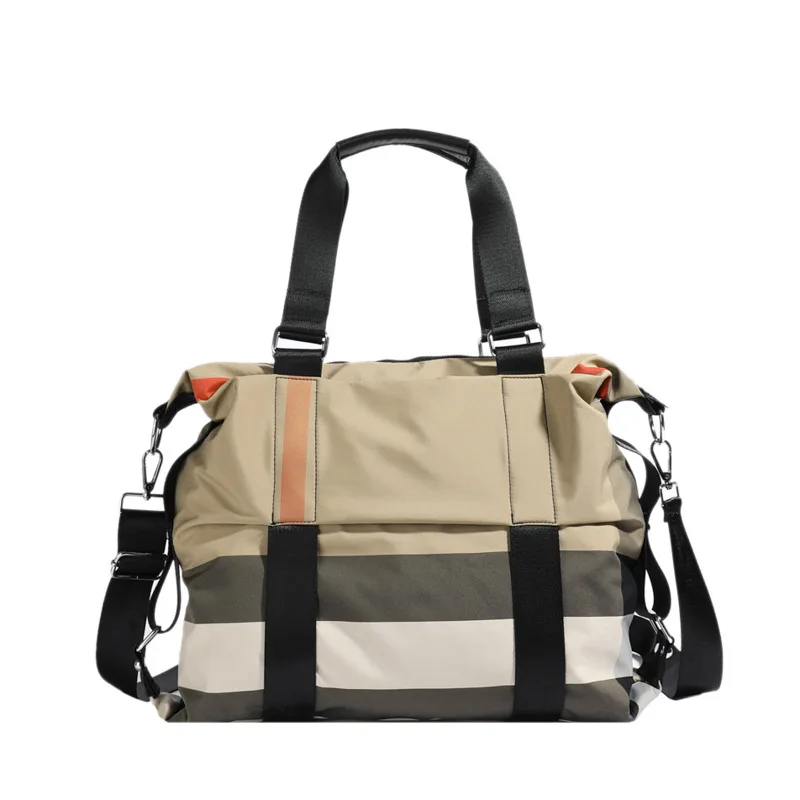 

2025 Spacious Weekender Bag, Multi-Functional Duffle & Top Handle Purse for Women, Structured Vegan Leather Travel Tote