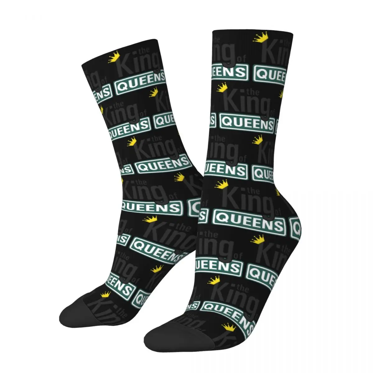 

The King Of Queens Socks Harajuku High Quality Stockings All Season Long Socks Accessories for Unisex Gifts