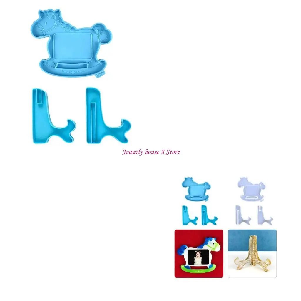 

Geometric Horse Photo Frame Silicone Mold Jewelry Epoxy Resin Casting Jewelry Tool Making Diy Craft Home Decorations