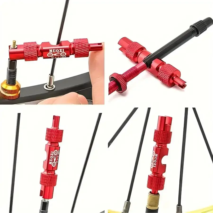 

Bike Valve Core Remover Tool,Durable Compact Design Cycling Accessories,Tube Tire Extension,Highquality Metal,Mountain Bikers