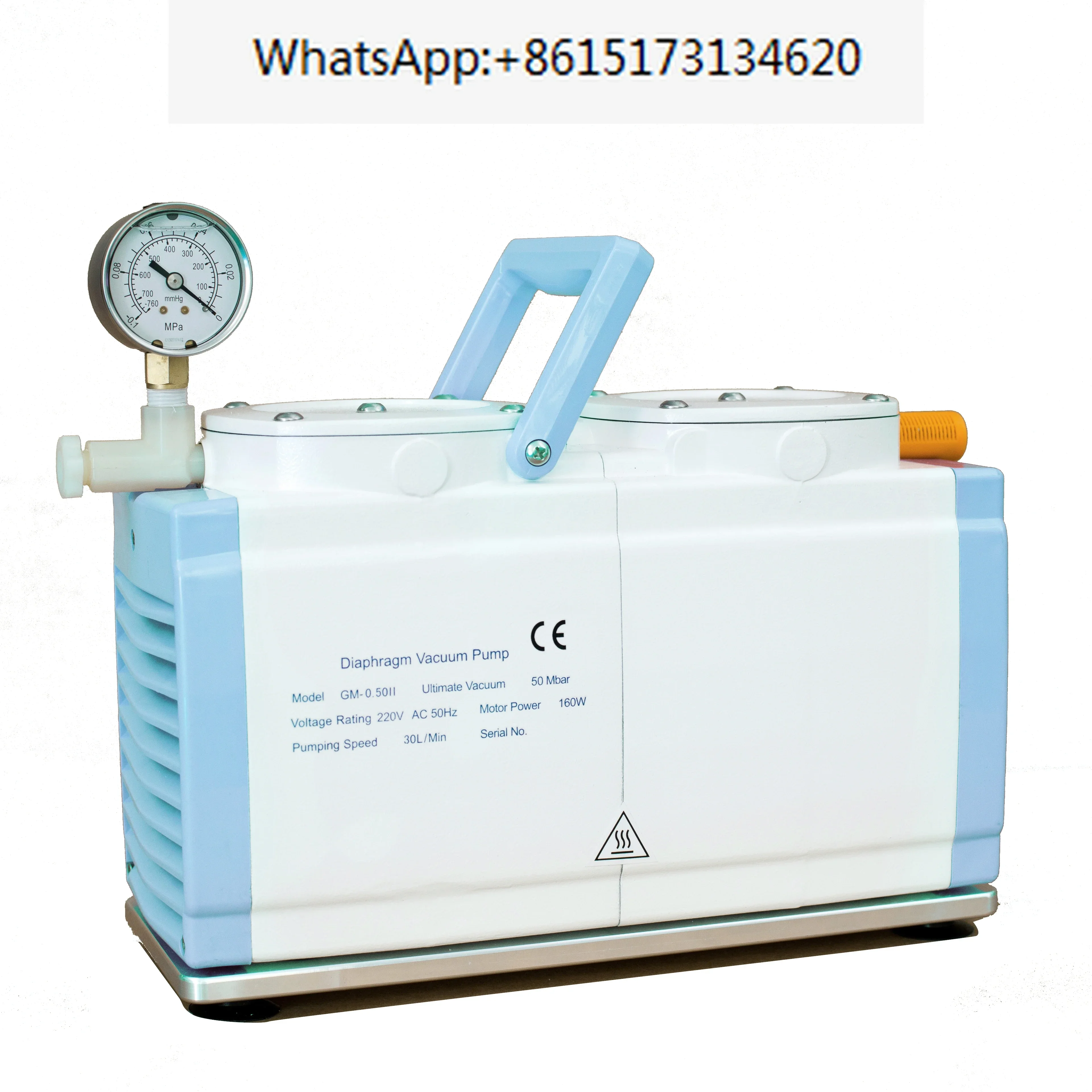 Laboratory Oil Free Diaphragm Vacuum Pump Chemical Resistant Vacuum Pump