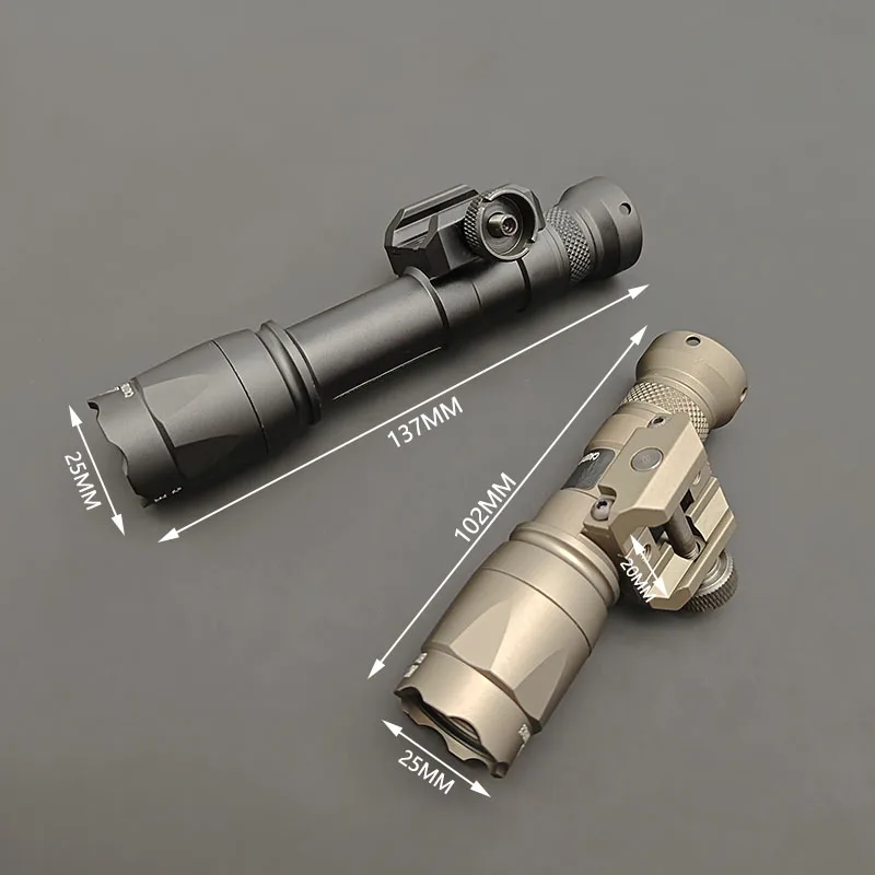 Taktische Ausrüstung M600C M600 M300 Taschenlampe LED AR15 Jagd-Scout-Licht Hohe Lumenleistung Druckschalter mit M-System/20MM Taschenpolster – Detail 6