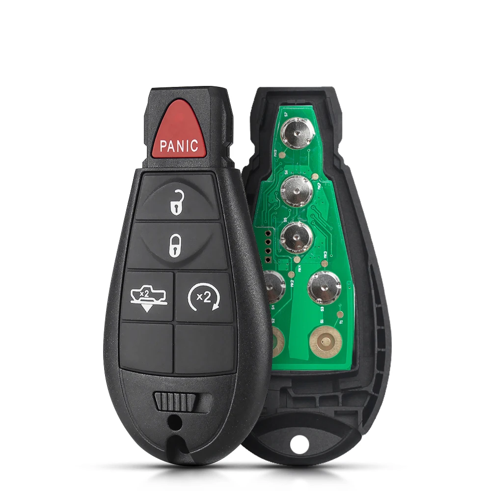 KEYYOU GQ4-53T Fobik Smart Remote Car Key 433MHz ID46 Chip For Dodge RAM 1500 2500 3500 4500 2013 2014 2015 2016 2017 2018
