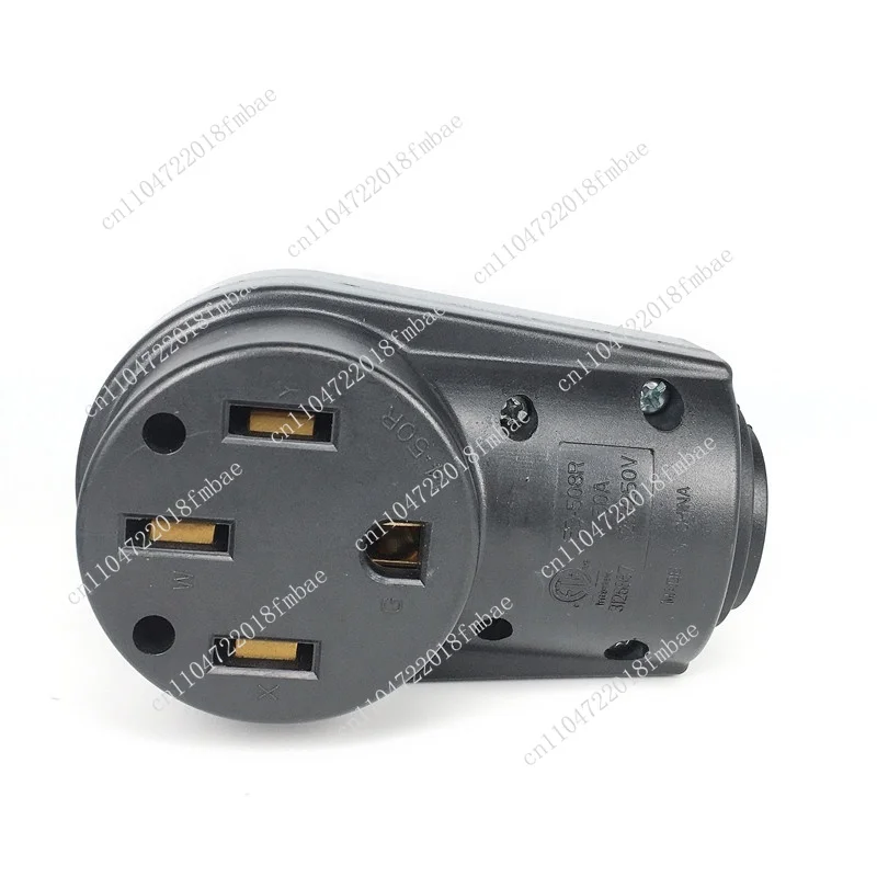14-50R 50 Amp Heavy Duty RV EV Replacement Socket,14-50R Female, 50AMP Replacement Power Assembly Plug