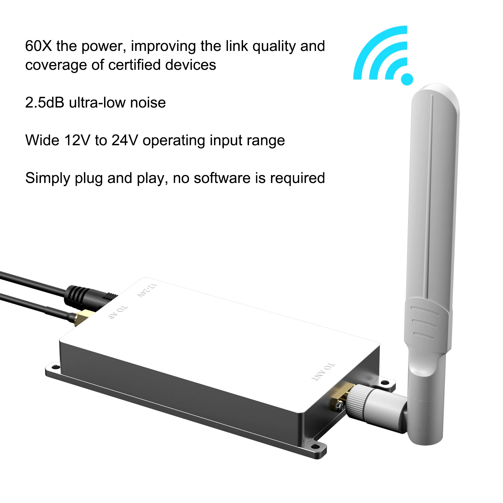 Imagem -03 - Edup-drone Repetidor Wi-fi 5.8g Amplificador Bidirection Impulsionador de Sinal Completo Transmissor sem Fio Extensor Duplo Ganho 20w 10w