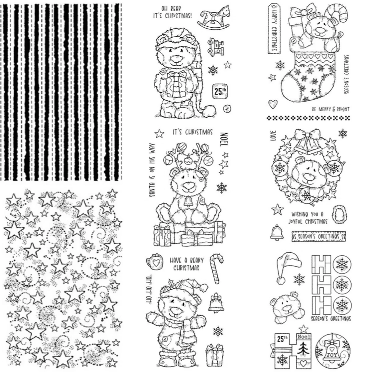 Garland Bear 2026 NEW Cutting Dies Scrapbook Diary Decoration Stencil Embossing Template DIY Greeting Card Handmade