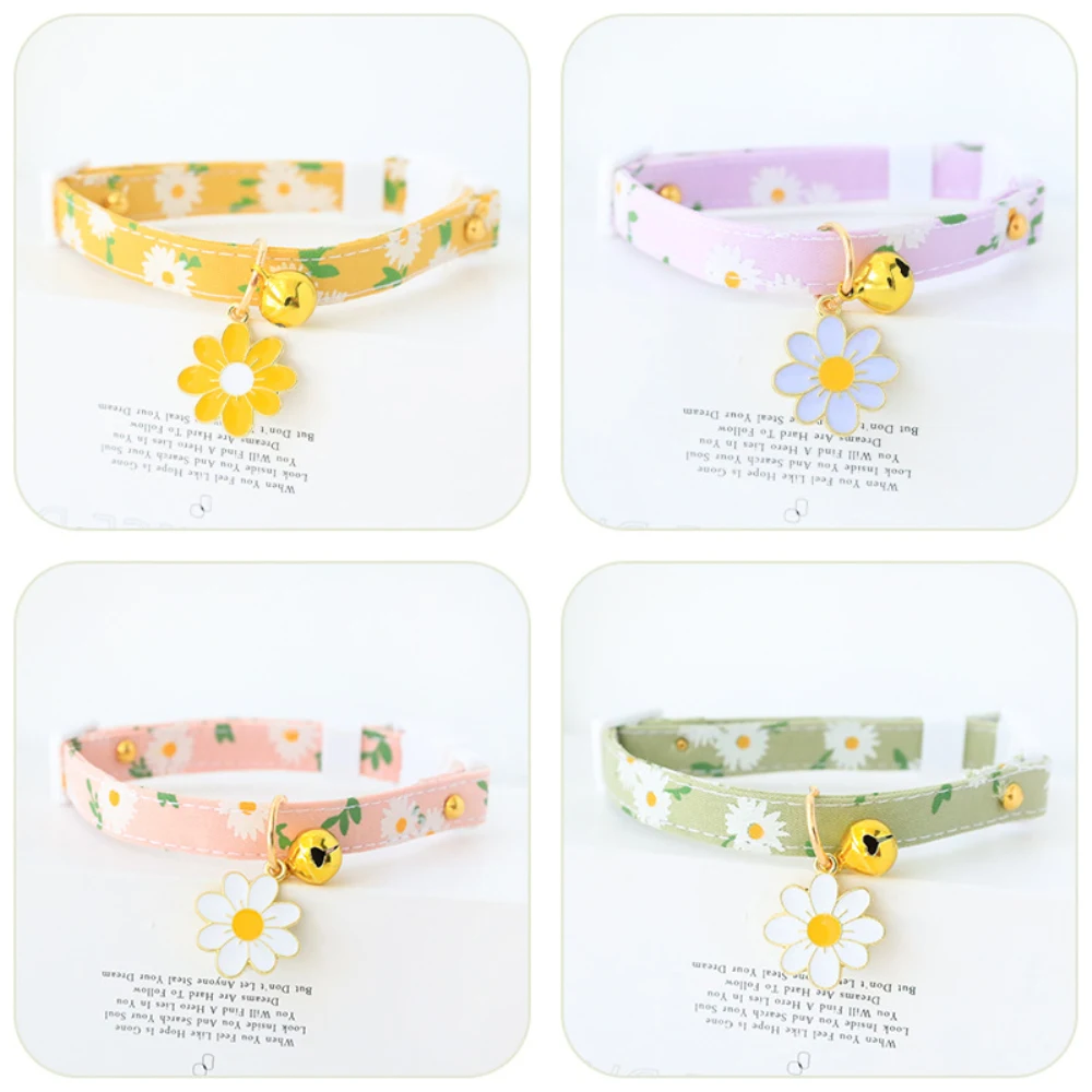 Pet Collar Universal Adjustable Colorful Jewelry For Small Puppy Kitten Pet Supplies Safety Buckle Necklace Kitten Dog Cute