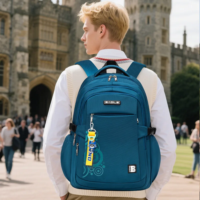 

Casual Backpack for Junior High High School College Students,Unisex School Bag for Teens,Ergonomic Laptop Daypack,Back to School