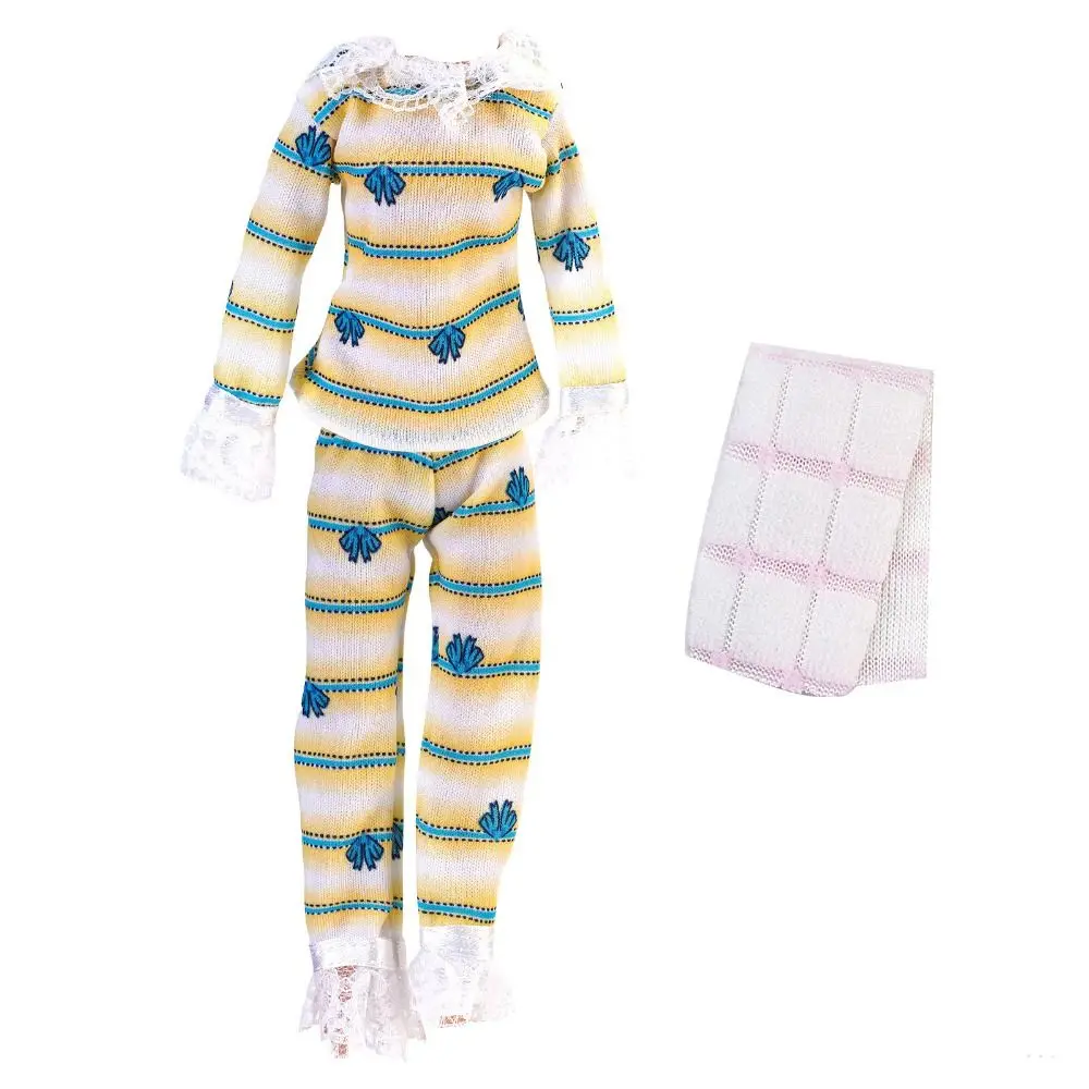 ชุดนอนทำมือสำหรับใส่ในห้องนอน แฟชั่นเสื้อคลุมอาบน้ำที่ใส่สบาย ชุดนอนสำหรับตุ๊กตาขนาด 30 ซม.