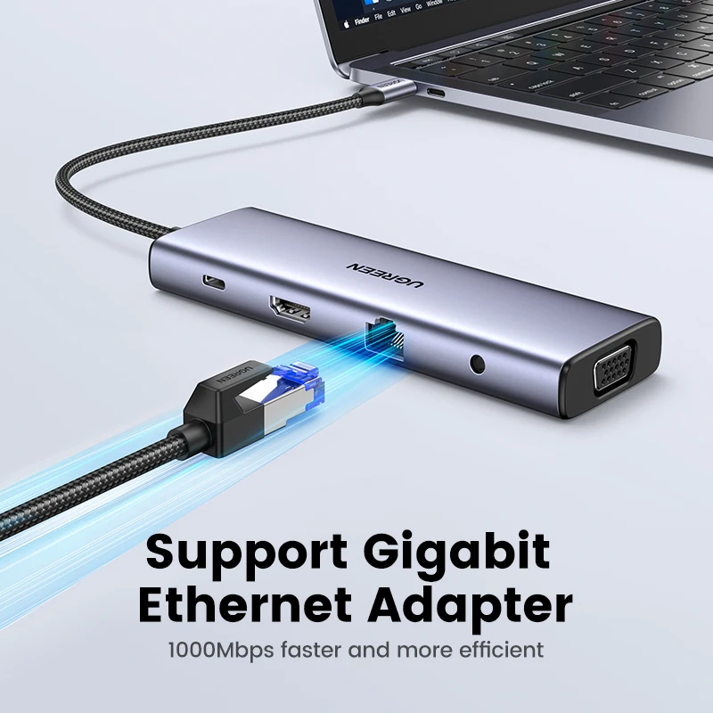 UGREEN USB C HUB typ C na Multi USB 3.0 HUB stacja dokująca HDMI dla MacBook Pro Huawei Mate 30 USB-C 3.1 Splitter Port typ C HUB