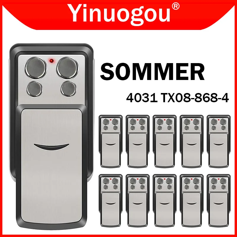 

SOMMER 4031 TX08-868-4 Garage Door Remote Control 868MHz for SOMMER 4020 TX03-868-4 4026 TX03-868-2 4025 4035 TX02-868-2 4011