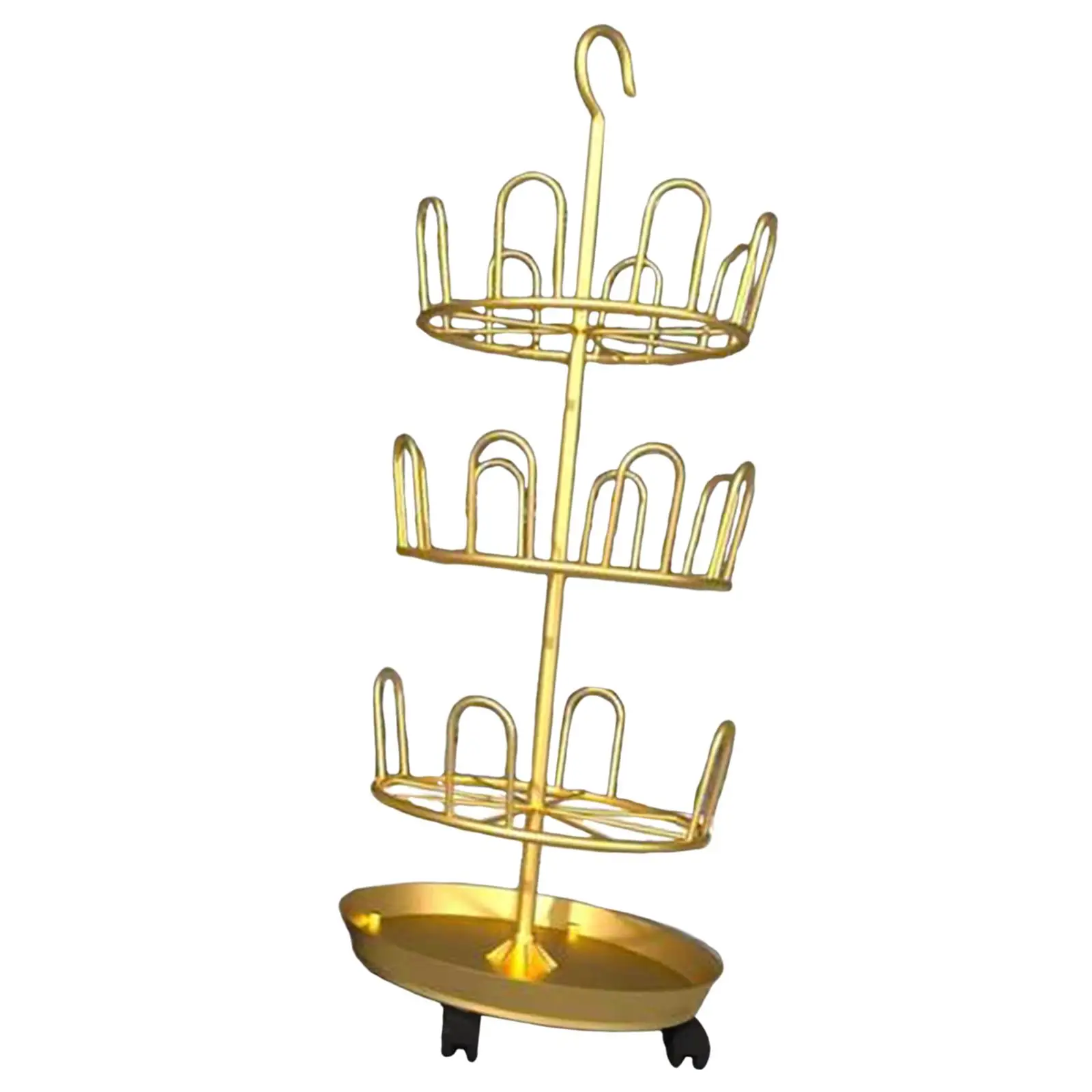 Rotating Shoe Tree Organizer Rack Large Capacity Metal Drying Rack Freestanding Portable Multipurpose Storage for Hallway