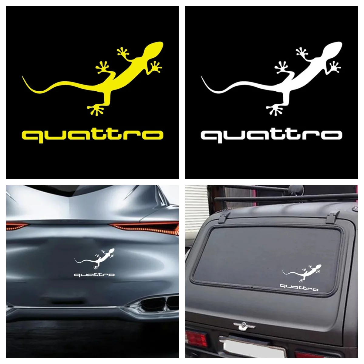 

Creativity Gecko Car Stickers Waterproof Bumper Body Windshield Window Accessories Scratch Vinyl Decals Decoration
