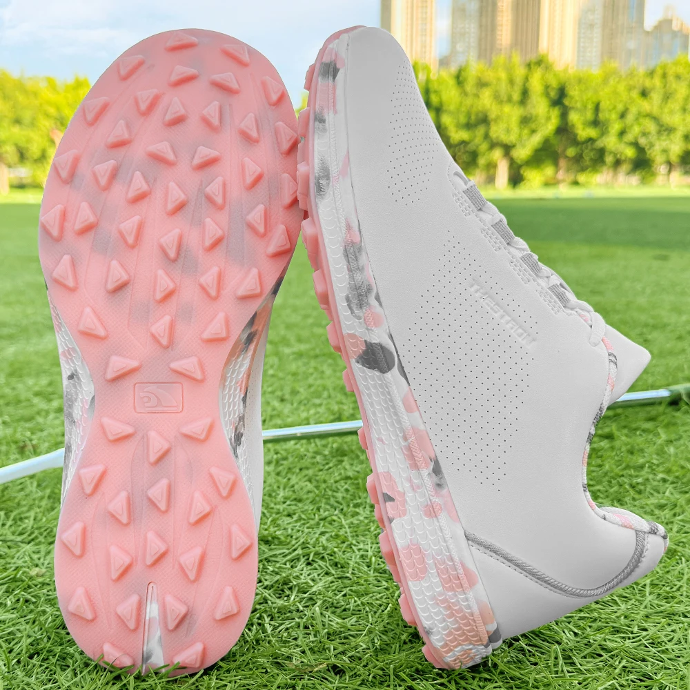 أحذية الجولف الرياضية غير قابلة للانزلاق، قابلة للتنفس، كاجوال للسيدات، مريحة، متعددة الوظائف، مقاومة للاهتراء ومقاومة للماء