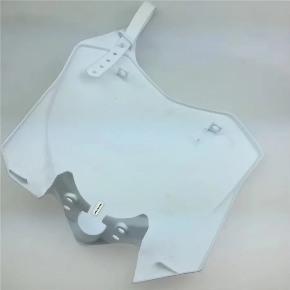 

1 шт. для деталей мотоцикла CRF, пластиковый номерной знак, белый, красный