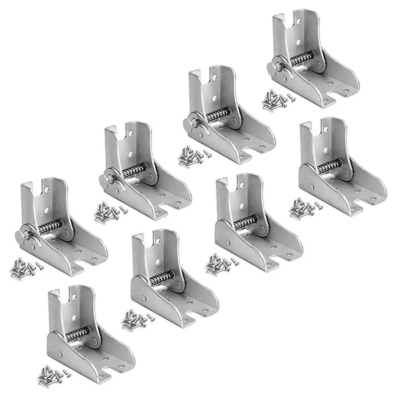 ABRE-Folding Legs Support Bracket 90° Lock Extension Self Lock Hinges For Folding Feet Folding Kitchen Bed Folding Tables