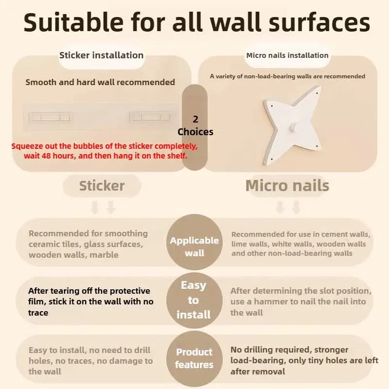 Space-Saving No-Drill Wall Bookshelf Adjustable Corridor Storage Shelf with Wall Book Display Rack for Behind Door Organization