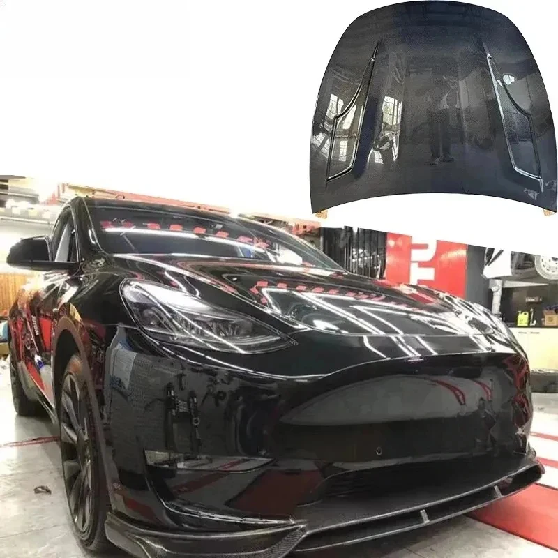 

High Quality Carbon Fiber Bonnet Vented Hood Engine CoverHot Selling