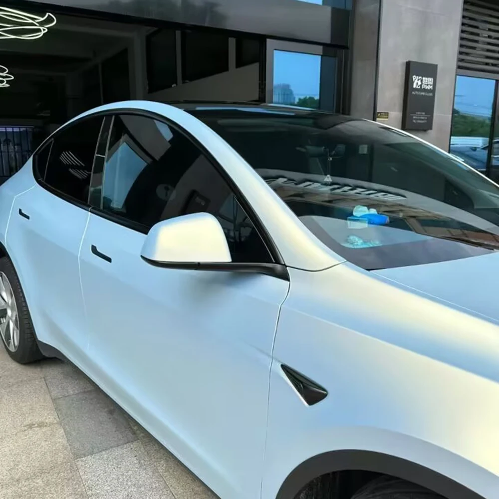 

Glitter Chameleon Wrap Vinyl Sticker Ultra-Matte Finish Green Blue Paper for Car Customization