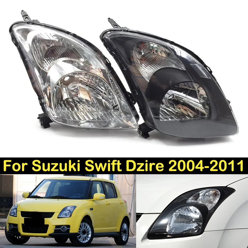 DECHO Headlight For Suzuki Swift Dzire 2004 05 06 07 08 09 10 2011 Front bumper headlight headlamp Assembly head light head lamp