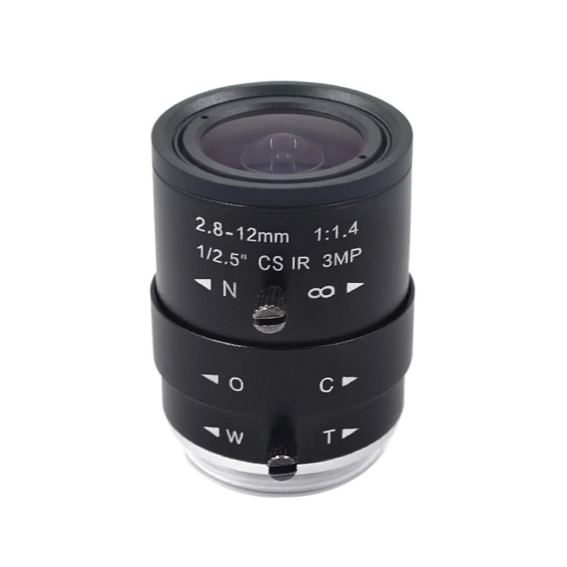 HD 3MP 4mm Fixed Focus 5-50mm 2.8-12mm Varifocal Zoom Manual Lens 650nm Filter CCTV Lens For CS Mount Security Camera