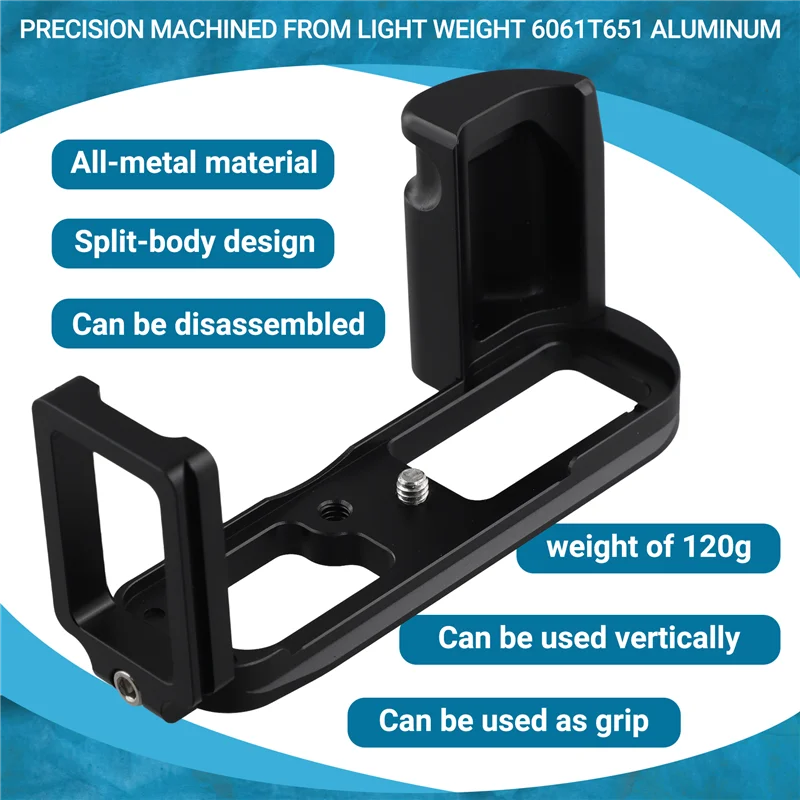 【Superdeals】Quick Release L Plate/Bracket Holder Hand Grip Base For Fujifilm Fuji X100f X100f X100f Camera Ball Head