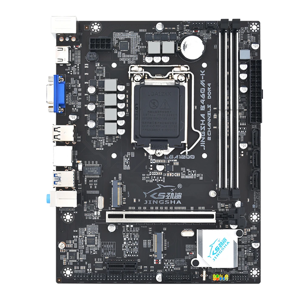 B460M-K Motherboard LGA1200 Mainboard 2*DDR4 64GB SATA3.0 USB3.0/2.0 NVME NGFF M.2 Support Core I3/i5/i7/i9 10th Processor