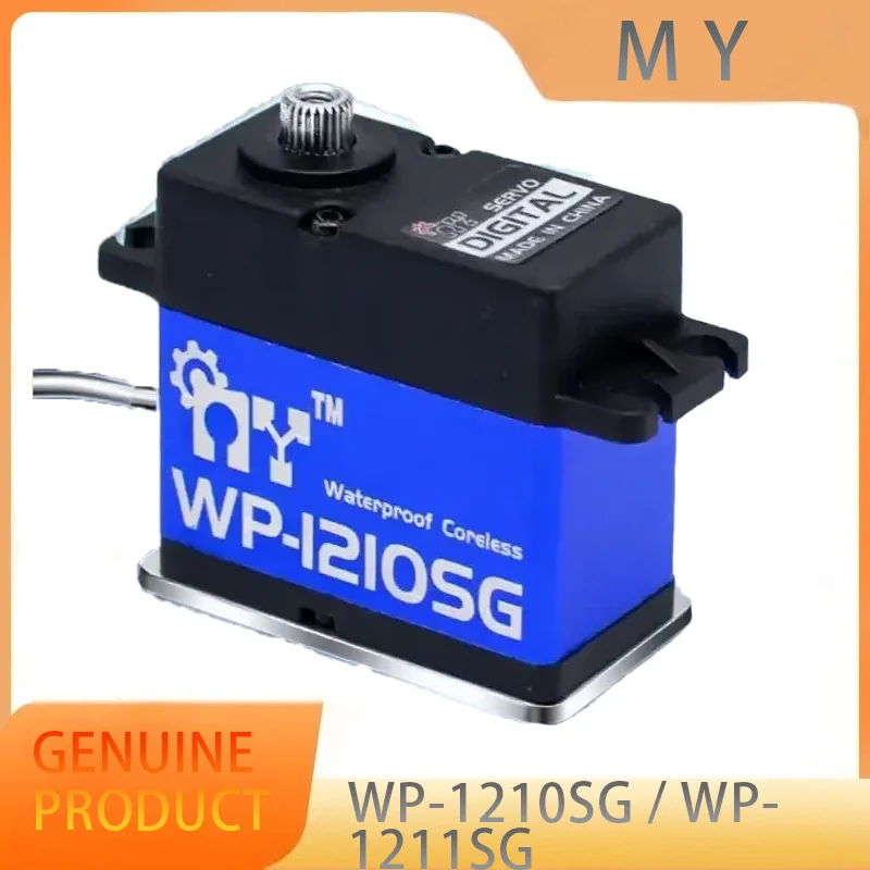 

MY Servo WP-1210SG 1211SG 7.4V 32KG 25KG Titanium Gears Coreless Digital Servo for Helicopter Rc Parts