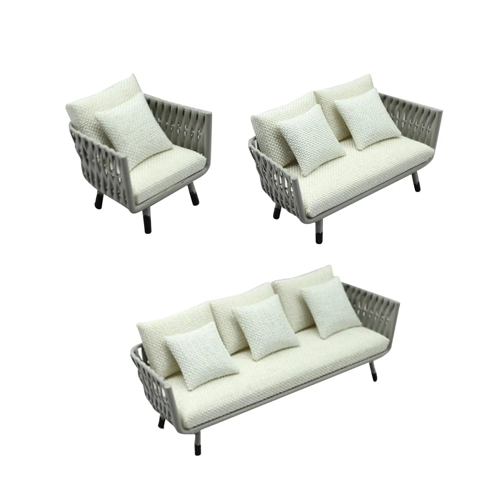 1/12 кукольный домик, диван для модели, украшение сцены, детали куклы BJD, подарки для детей