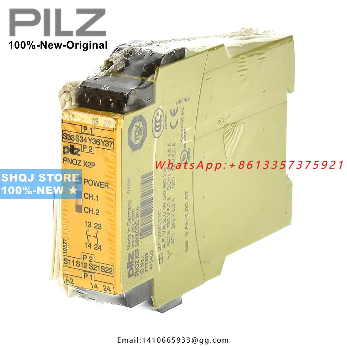 PILZ 100%-NEW PNOZ X1 X2 X2.1 X2.2 X2P X7 774300 774303 774306 777303 774607 774057 774325 774059 safety relay original
