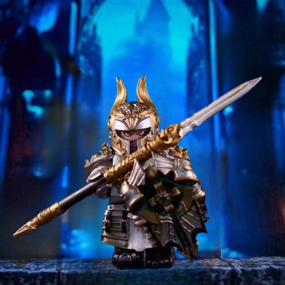 Knights of The Round Table Queen Arthur Kai Figure Peripheral Plastic Model Assembling Advanced Decoration Ornaments Gifts Toys
