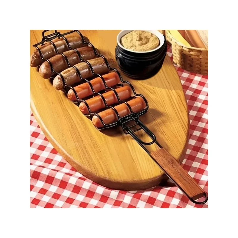 Stainless Steel Grill Grille Non-stick Camping Grill, Outdoor Barbecue with Mesh Grill Rack, Barbecue Tool for Camping, Picnic