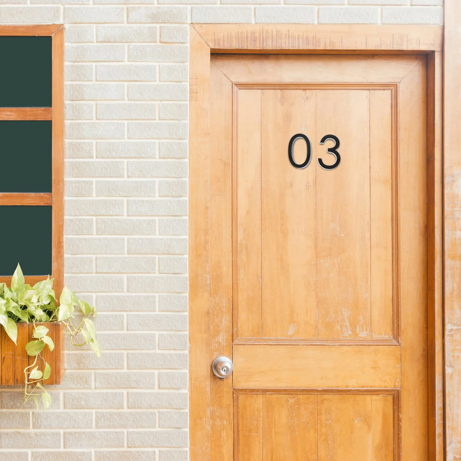

20pcs 3D House Number Stickers Reflective Mailbox Door Adhesive Address Signboard Decals 0-9 Durable For Window Sign Street