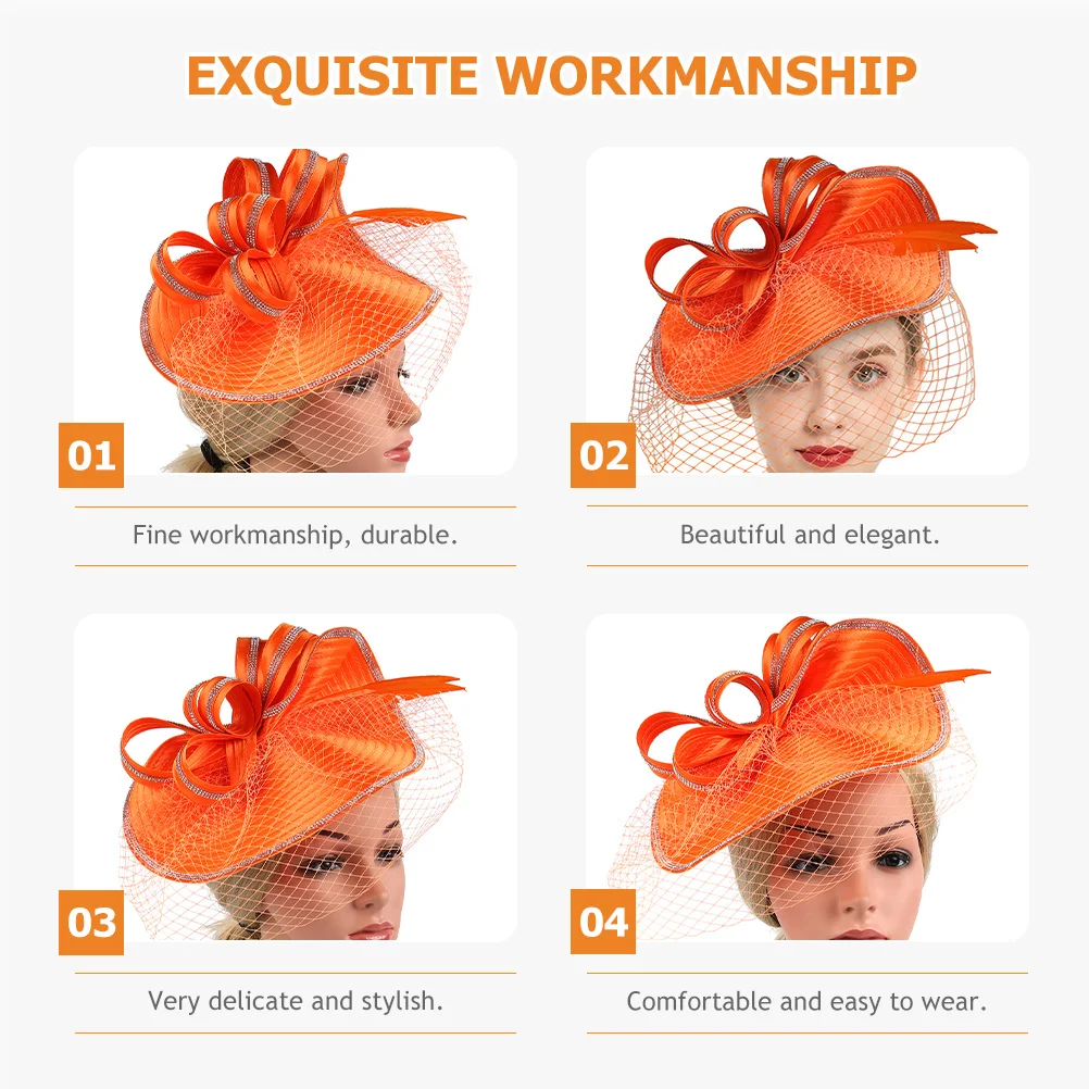 

Блестящие сетчатые чародеи для женщин, элегантный головной убор для чаепития, резинки для волос, женские чародеи для женщин, многоразовые