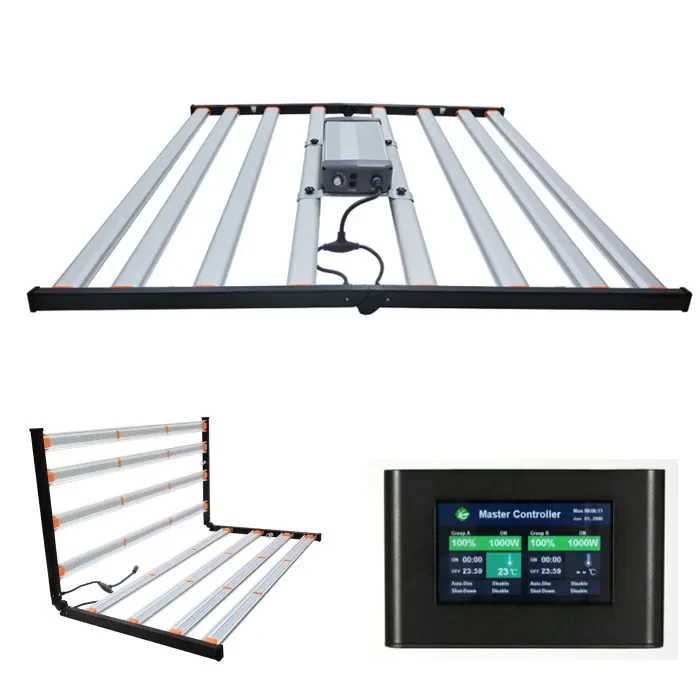 Dimmable 8 bars 640W/720W/800W/1000W High-Efficiency LED Grow Light with Low Power Consumption