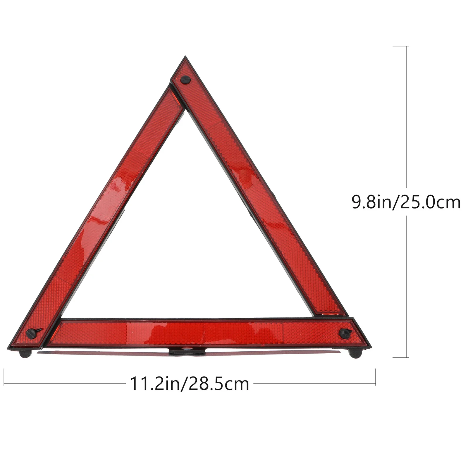 2Pcs Car Warning Triangle Sign Road Safety Kit Strong Practicality Good Durability Car Warning Sign Road Safety Kit