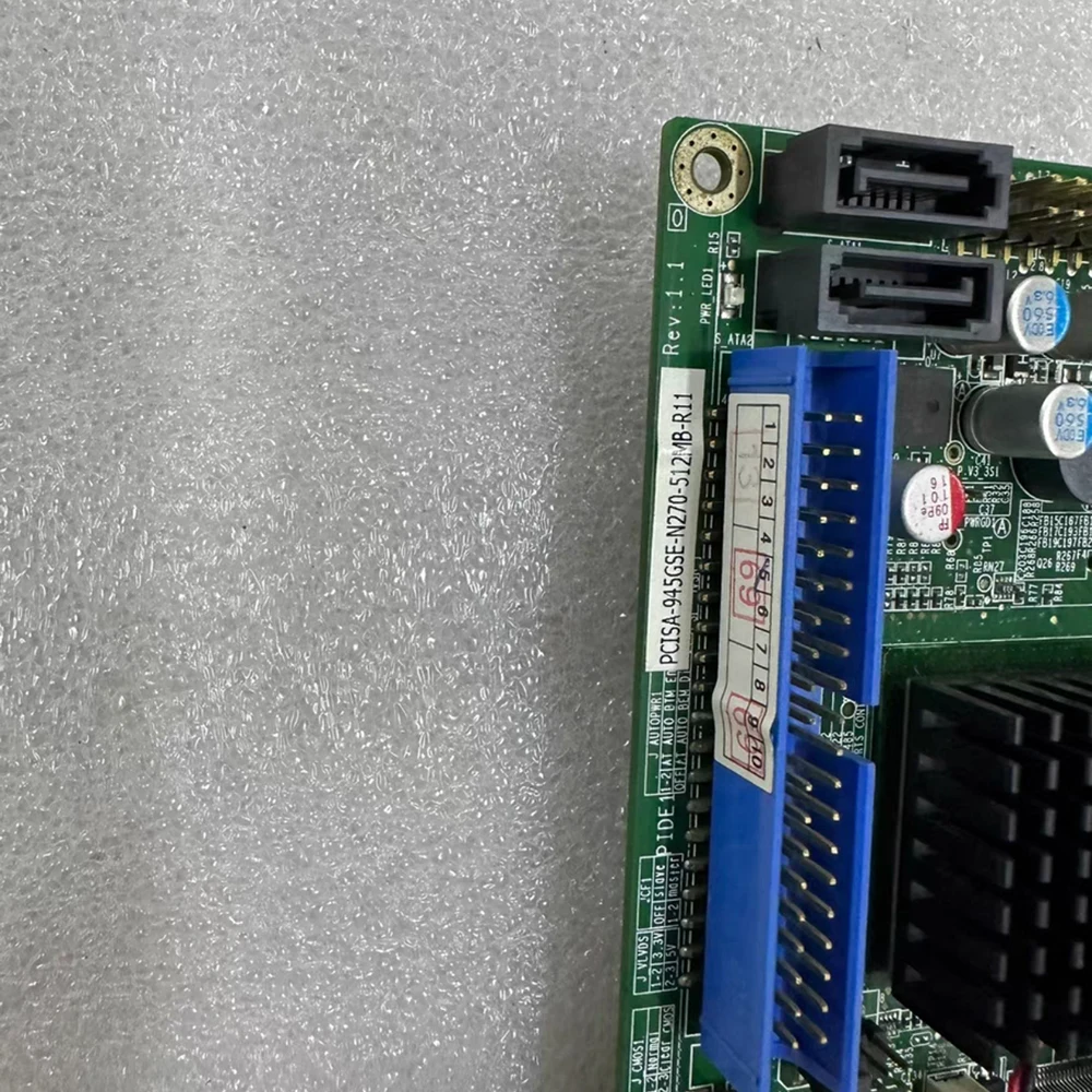 

Материнская плата компьютера промышленного управления PCISA-945GSE-N270-512MB-R11 REV:1.1