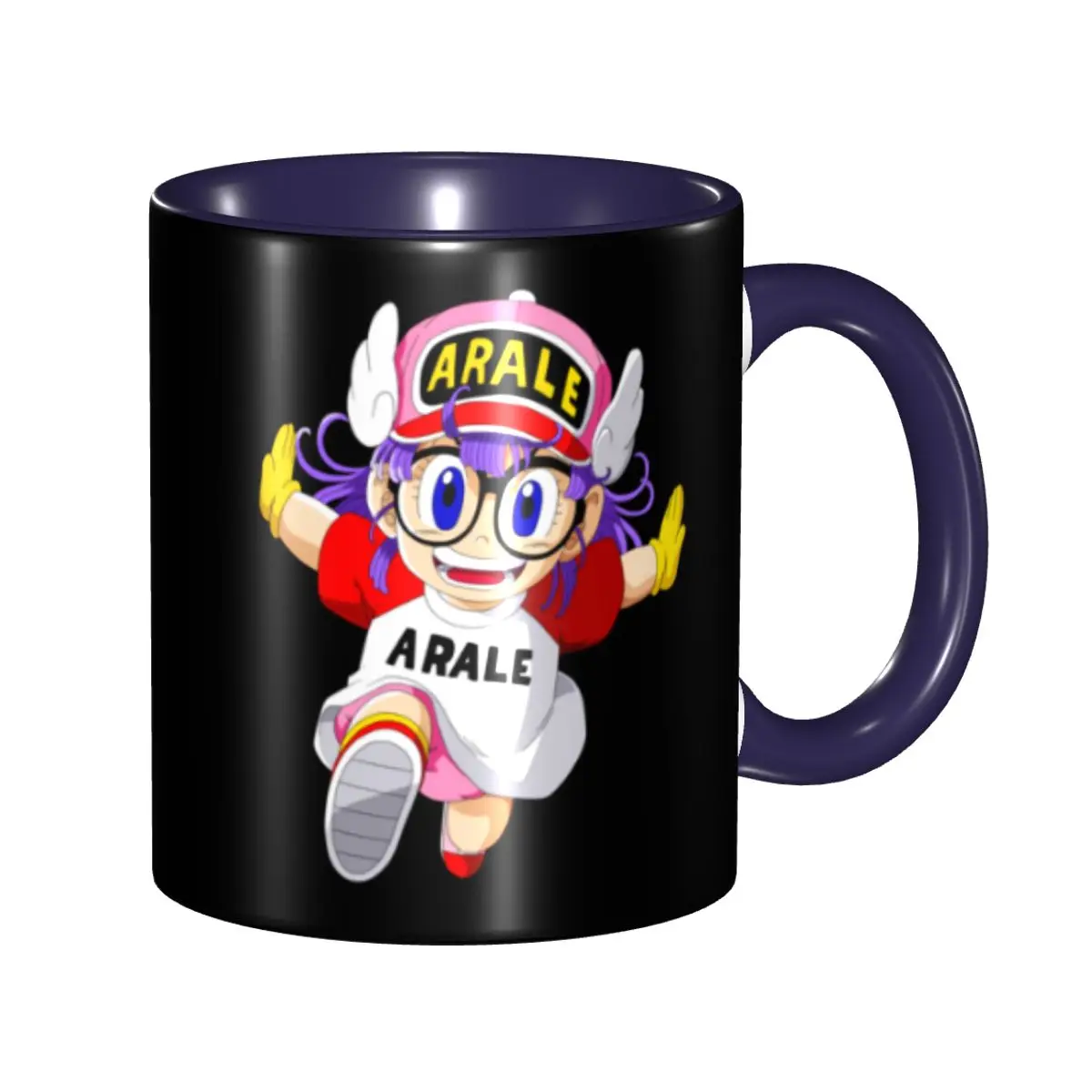 

Arare Arale Purple Dr Slump Mugs Personalized Coffee Ceramic Mug Creative Gift